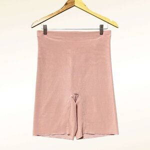 YITTY Mesh Me Smoothing High Waist Short NWT Size XL Mauve Pink Shapewear